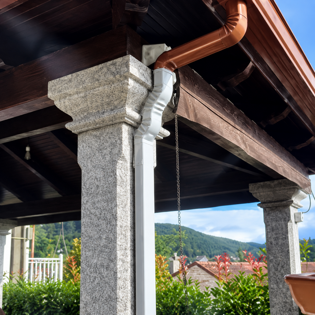 Canalones de aluminio lacado en Pontevedra